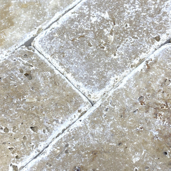 Tuscany Walnut 3x6 Tumbled Subway Tile, 10 Sq. Ft.