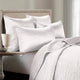 Satin Channel Quilt Set, 3 Piece, White, Twin