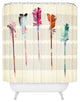 Iveta Abolina Feathered Arrows Shower Curtain