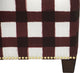 Quinn Square Nail Button Ottoman, Buffalo Square