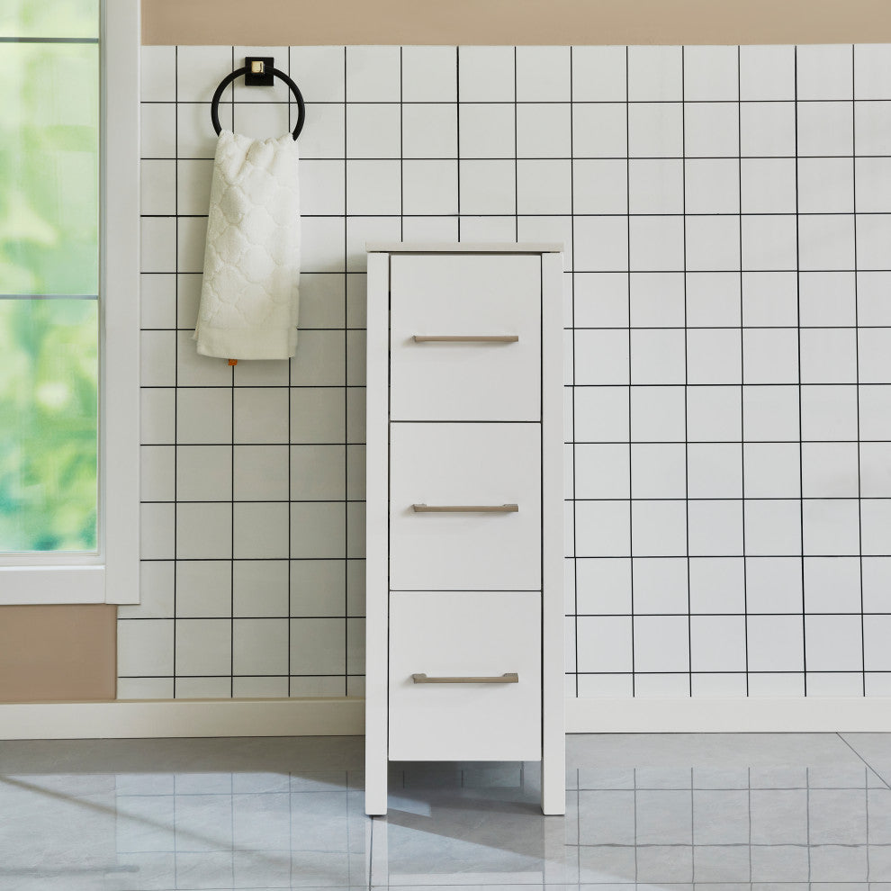 Vanity Art Vanity Cabinet, 12", White