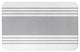 Gray Farmhouse Stripe 34x21 Bath Mat