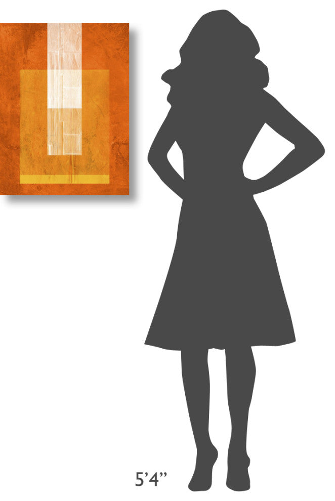"Orange Paper 2" Fine Art Print