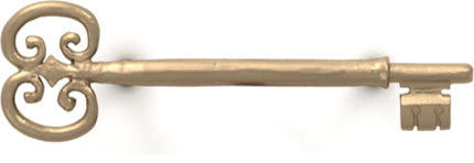 Pull 3" cc, Gunmetal Traditional Bronze and Stainless Steel Key Pull