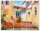 "European Rooftops" Glossy Metal Wall Art, 3 Panels, 36"x28"