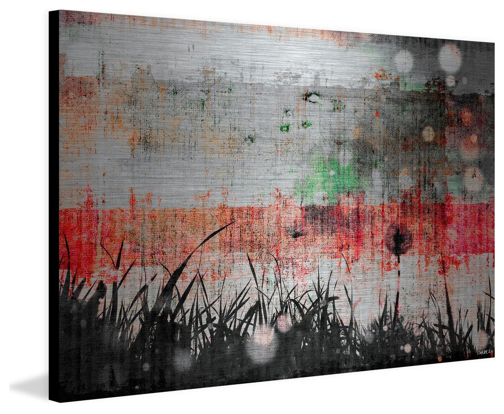 "Lawn Care" Print on Brushed Aluminum, 45"x30"