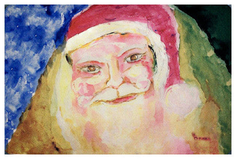 Betsy Drake Santa Face 30 X 50 Inch Comfort Floor Mat