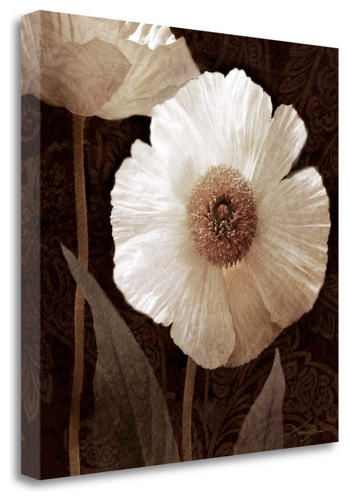 "Paisley Poppy II" By Keith Mallett, Giclee Print on Gallery Wrap Canvas