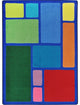 Kid Essentials Rug, Our Block, Multicolored, 5'4"x7'8"