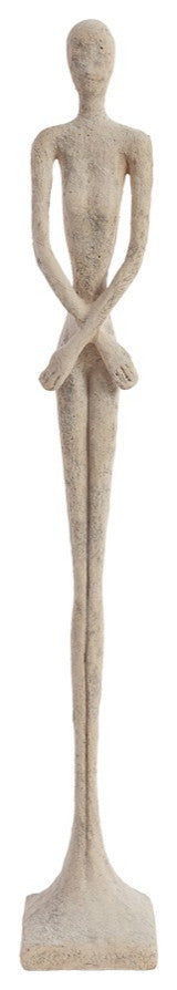 Skinny Female Sculpture, Roman Stone, Small