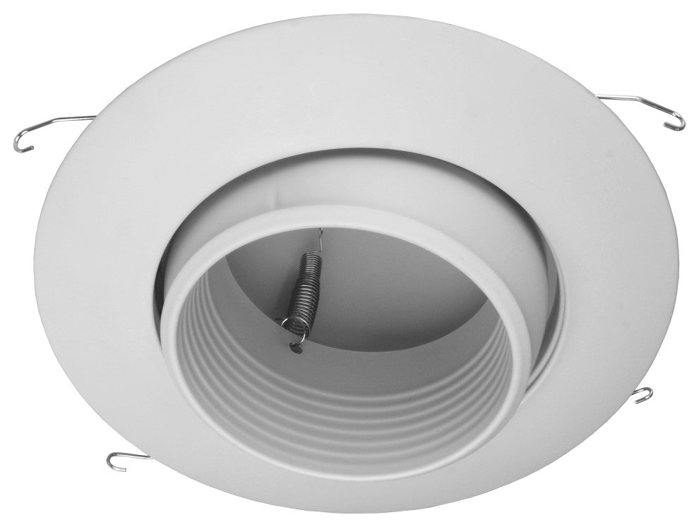 NICOR 6-inch Recessed Baffle Cone Trim in White, White