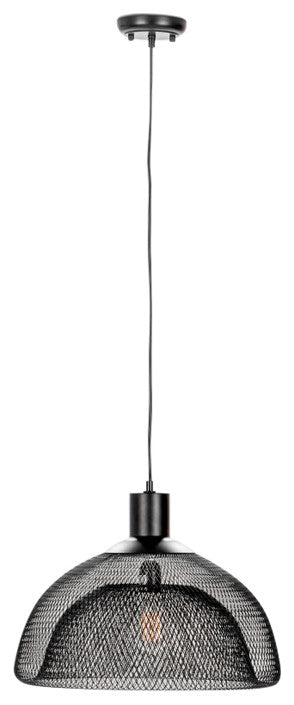 Polaris Pendant Light, Black, Medium 13"
