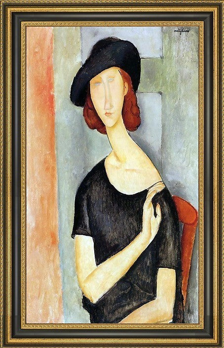 Amedeo Modigliani Jeanne Hebuterne Hat