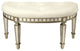 Butler Garbo Mirrored Demilune Bench