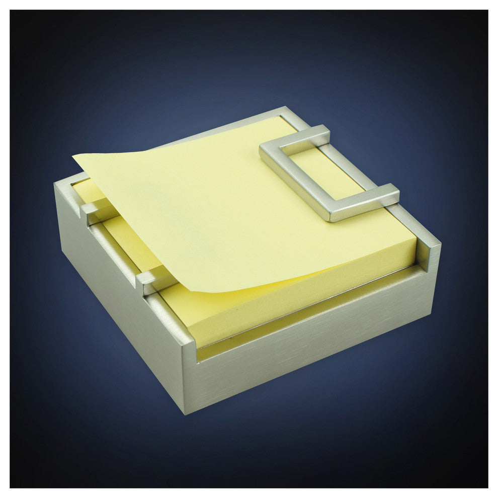 Pop-Up Note Dispenser,Stainless Steel, Satin Finish.