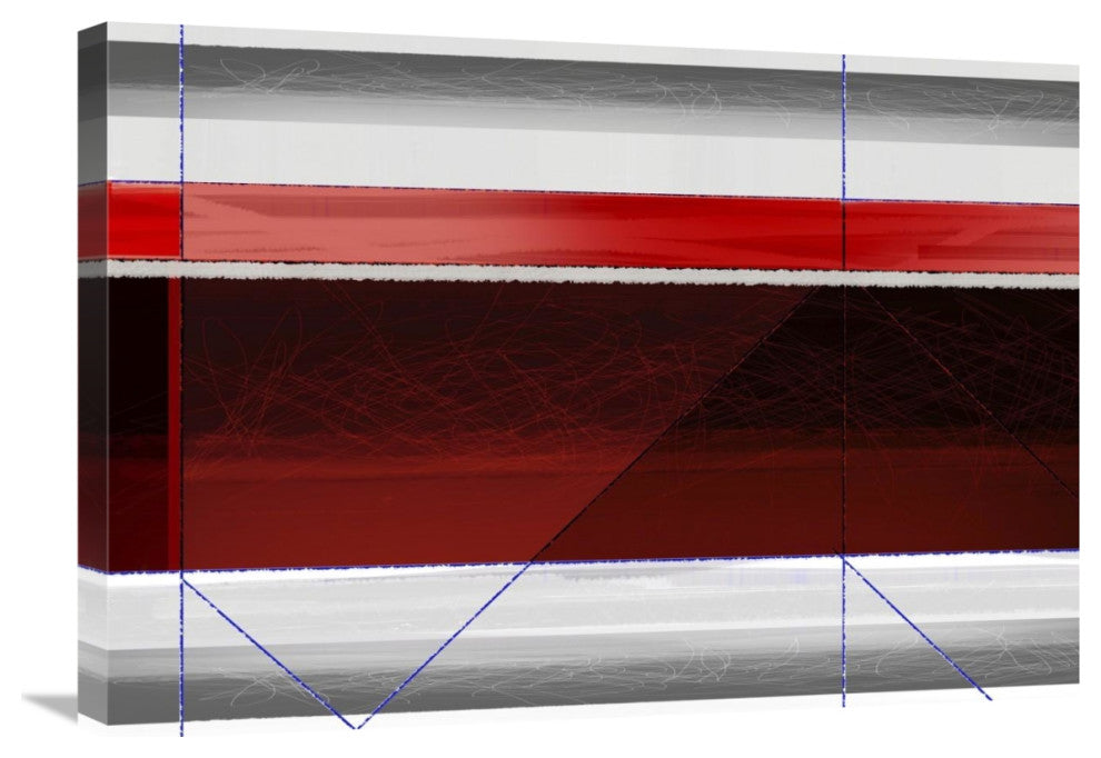 "Abstract Red And Brown" Fine Art Print