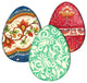 Easter Eggs Free Standing Hanging Garden Decor, Set of 3