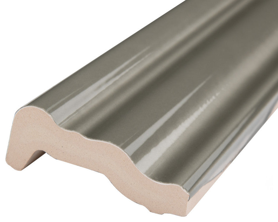 Chester Chair Rail Grey Ceramic Wall Trim