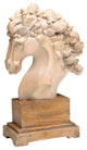 Horse Head With Sea Shell Mane Statue