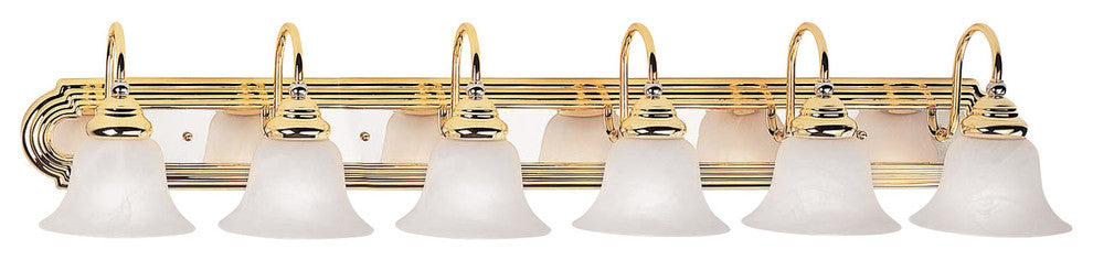 Belmont Bath Light, Polished Brass and Chrome