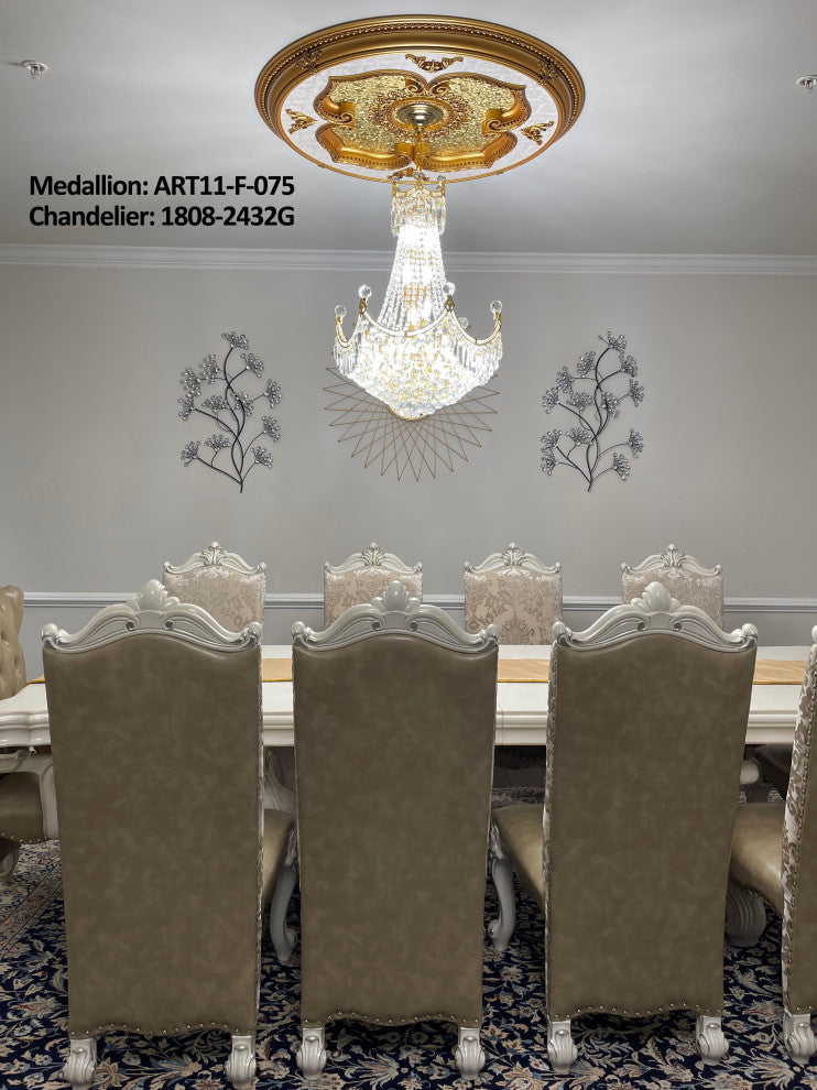 Artistry Lighting, Round 43" Burnished Gold Ceiling Medallion (ART11-FB-204)