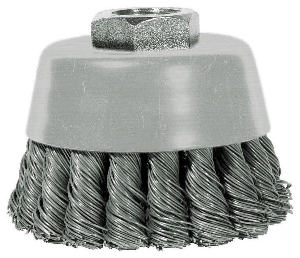 Knot Wire Cup Brush, 4"