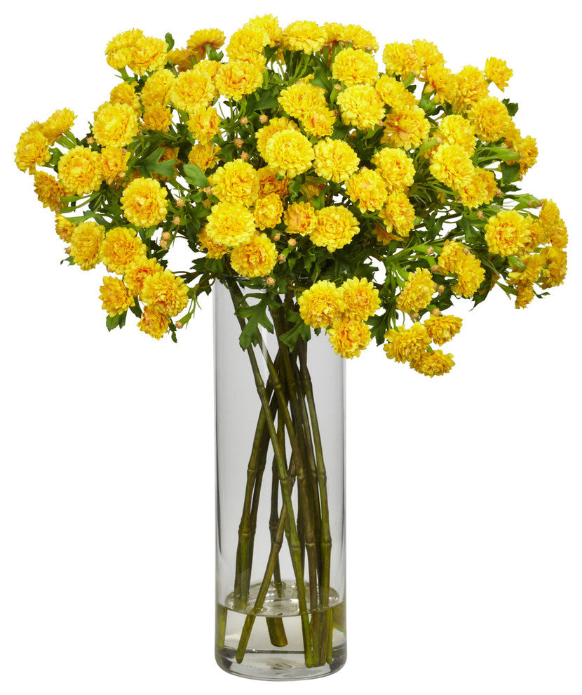 Japanese Silk Flower Arrangement