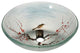 Tempered Glass 1/2" Thick, 16.5" Diameter, 5.5" With Chrome Pop-Up Drain
