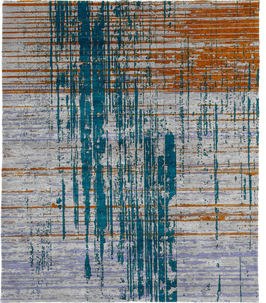 Capella C Hand Knotted Tibetan Rug, 6' Round