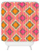 Sharon Turner Tangerine Kilim Shower Curtain