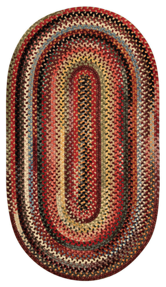 Capel Eaton Multicolor 0442_900 Braided Rugs - 27" X 9' Runner Runner