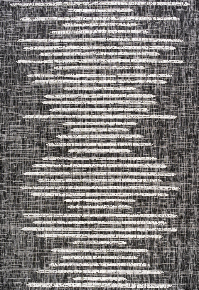 Zolak Berber Stripe Geometric Indoor/Outdoor Area Rug