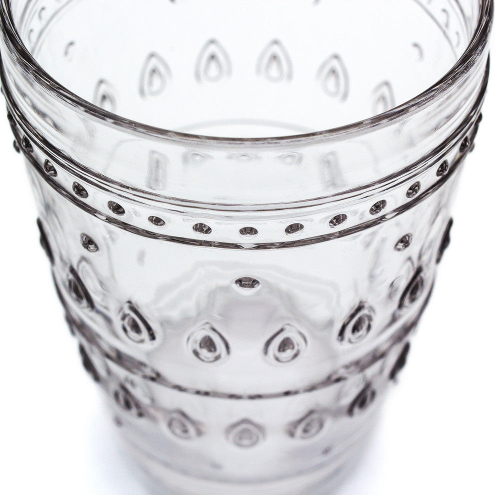 Fez Glass Hi-Ball Set of 4, Clear