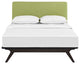 Tracy Queen Bed, Cappuccino Green