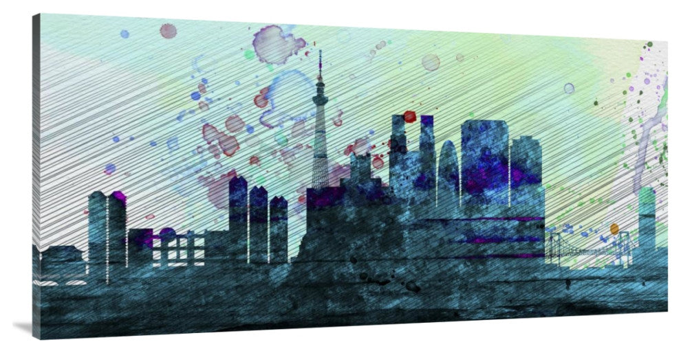 "Tokyo City Skyline" Fine Art Print