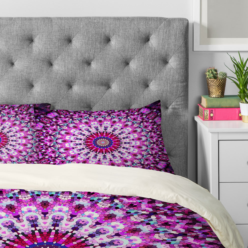 Deny Designs Monika Strigel Pink Arabesque Pillowcase