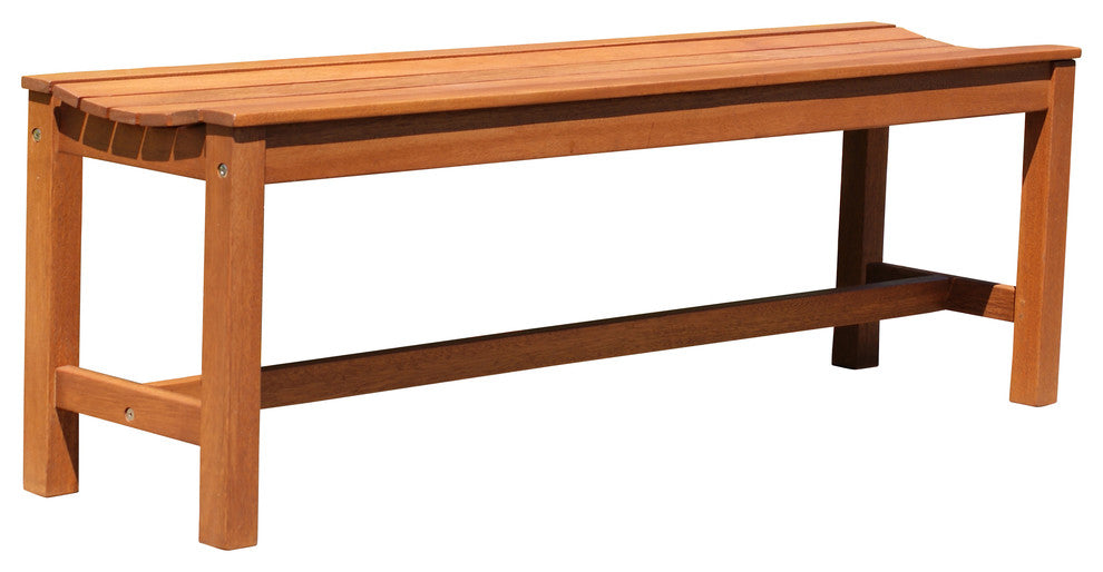 Eucalyptus Backless Bench