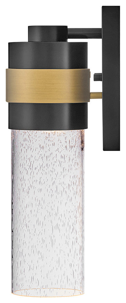 Lark Albie Small Wall Mount Lantern, Black
