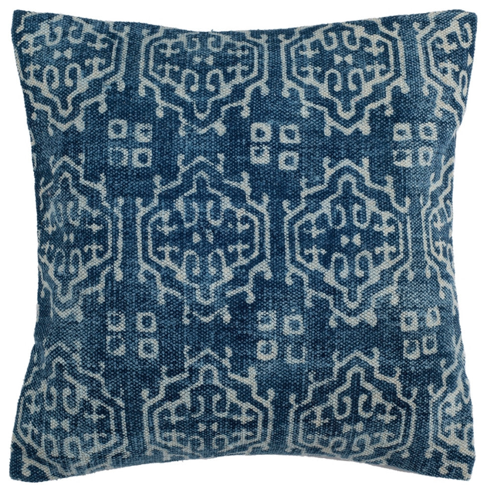 Safavieh Rez Pillow Indigo 18" X 18"