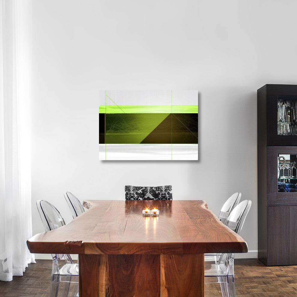 "Abstract Brown And Green" Fine Art Print