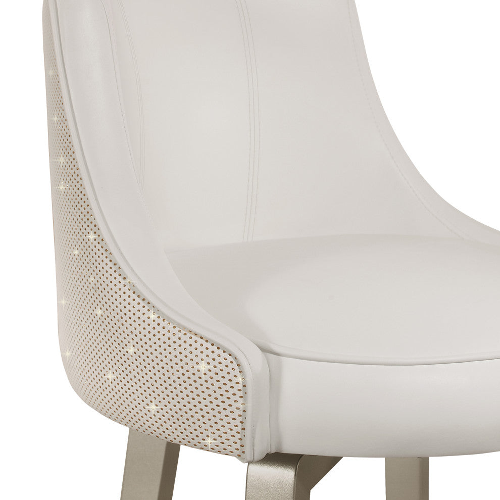 Hillsdale Stonebrooke Wood and Upholstered Swivel Stool, Counter Height