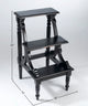 Library 3 Step Wood Step Stool