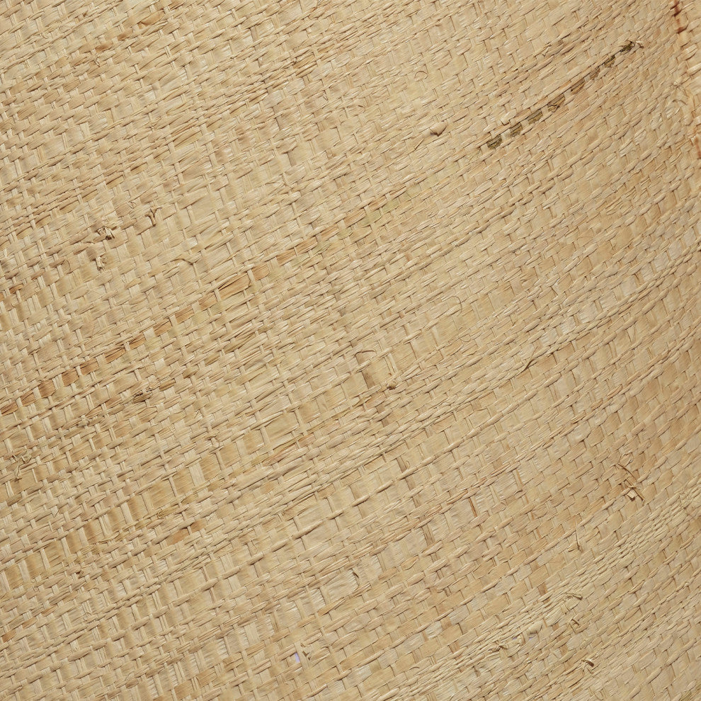 Scalloped Lamp Shade, Raffia, Large