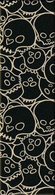 Head Banger Rug, Black, 2'x8', Runner