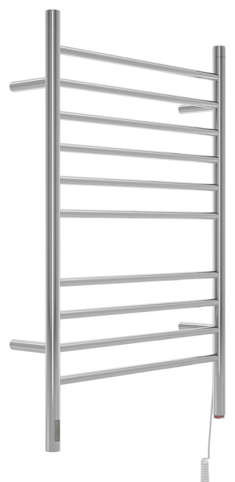 Ancona Argenta Dual 10-Bar Polished Towel Warmer With On-Board Timer