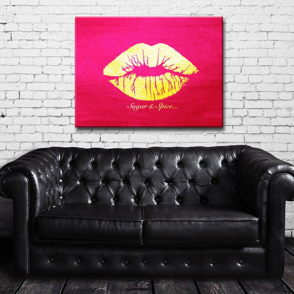 Agate Core Gallery Wrapped Canvas Art, 20"
