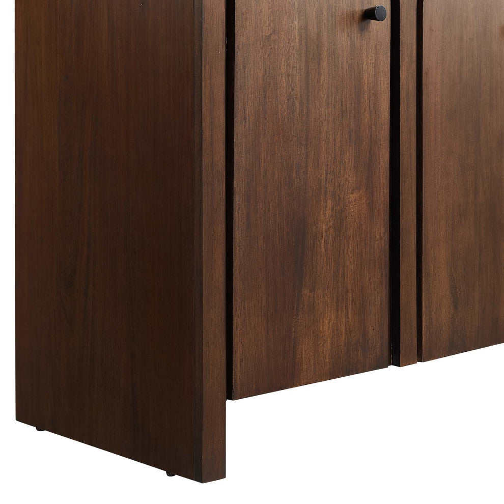 Appia 48" Double Sink Bathroom Vanity - Walnut Black