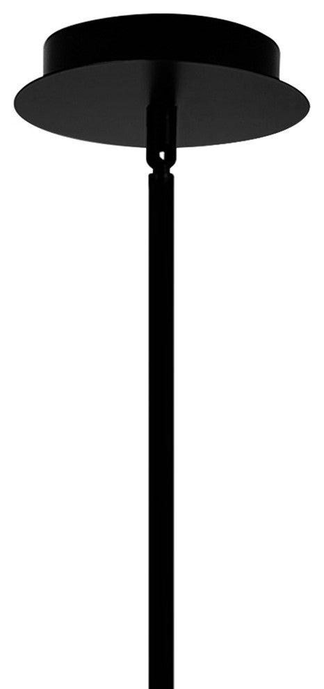 Sierra 8 Light Up Chandelier With Black Finish