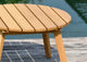 Amazonia Canarias Round Teak Finish Patio Dining Table