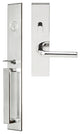 Cologne Lever, Mortise Entry Handleset, RHR, Polished Stainless Steel